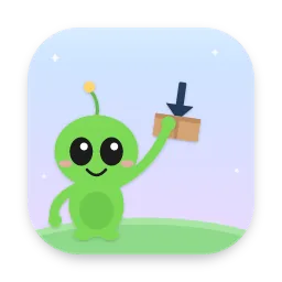 Alien Downloads folder icon