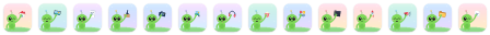 Alien icons at 16 points