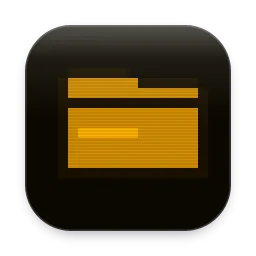 Amber Folder folder icon