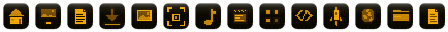 Amber icons at 16 points