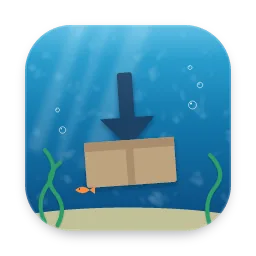 Aquarium Downloads folder icon