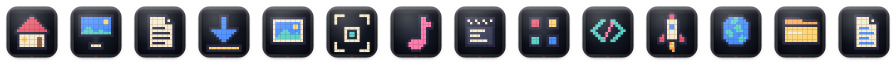 Arcade icons at 32 points