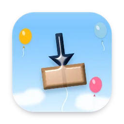 Balloon Downloads folder icon