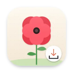 Bloom Downloads folder icon