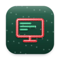 Candy Cane Desktop folder icon