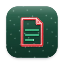 Candy Cane Documents folder icon