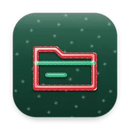 Candy Cane Folder folder icon