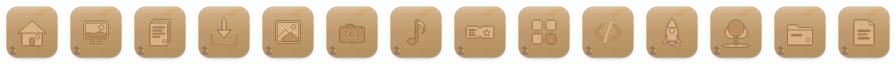 Cardboard icons at 32 points