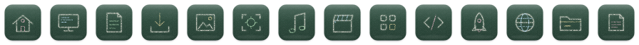 Chalk icons at 32 points