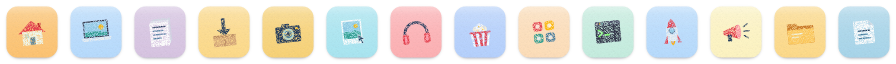 Crayon icons at 32 points