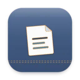 Denim File folder icon
