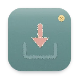 Felt Downloads folder icon