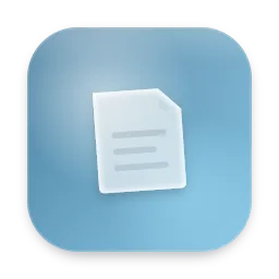 Glass File folder icon