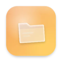 Glass Folder folder icon