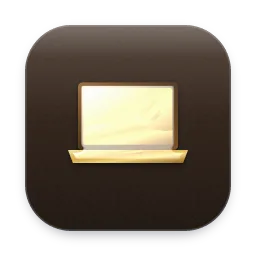 Gold Desktop folder icon