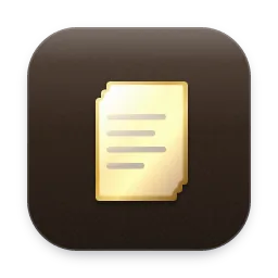 Gold Documents folder icon