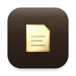 Gold File folder icon