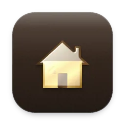 Gold Home folder icon