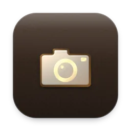 Gold Pictures folder icon
