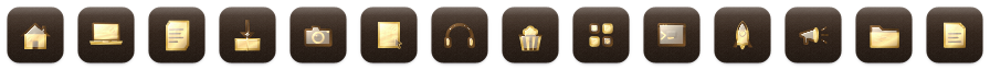 Gold icons at 32 points