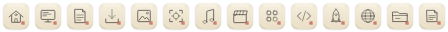 Ink icons at 16 points