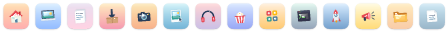 Jelly icons at 16 points
