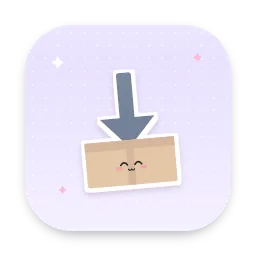 Kawaii Downloads folder icon