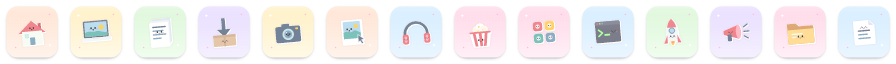 Kawaii icons at 32 points