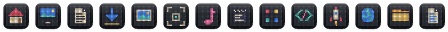 Keycap icons at 16 points
