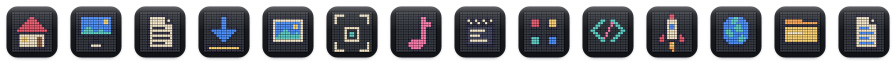 Keycap icons at 32 points