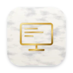Marble Desktop folder icon