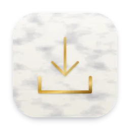 Marble Downloads folder icon
