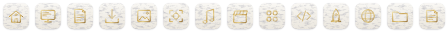 Marble icons at 16 points