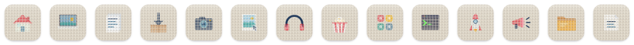 Mosaic icons at 32 points
