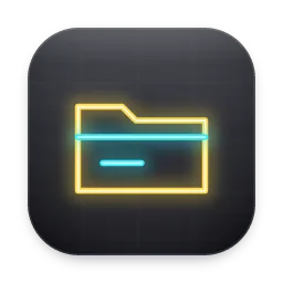 Neon Folder folder icon