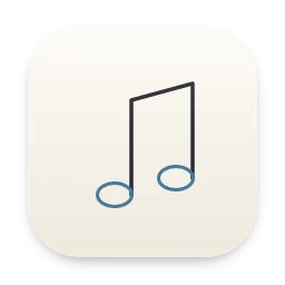 Outline Music folder icon