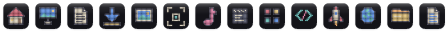 Pegs icons at 16 points