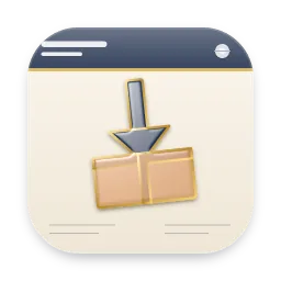 Enamel Pin Downloads folder icon