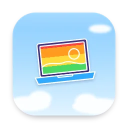 Rainbow Desktop folder icon