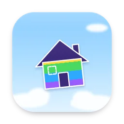 Rainbow Home folder icon