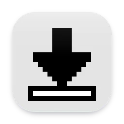 Retro Downloads folder icon