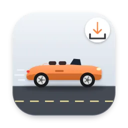 Roadster Downloads folder icon
