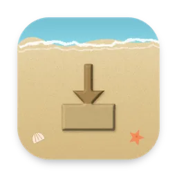 Sandcastle Downloads folder icon