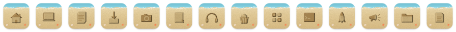 Sandcastle icons at 32 points