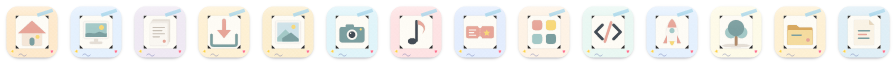 Scrapbook icons at 32 points