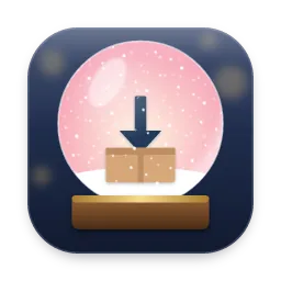 Snow Globe Downloads folder icon