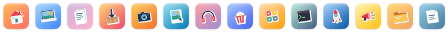 Sticker icons at 16 points