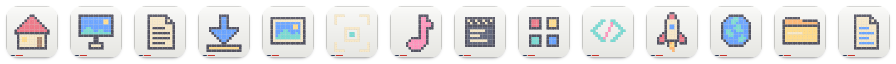 Sticky icons at 32 points