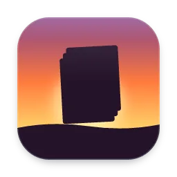 Sunset Documents folder icon