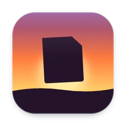 Sunset File folder icon